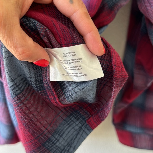 Eddie Bauer Flannel Button Front Shirt Size XXL - Picture 3 of 4